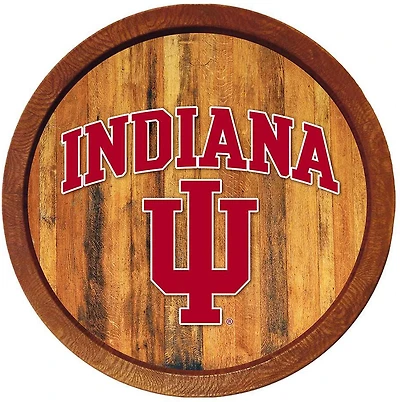 The Fan-Brand Indiana University Branded Faux Barrel Top Sign