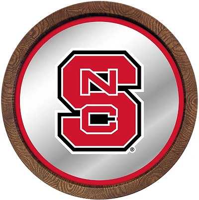 The Fan-Brand North Carolina  State University Barrel Top Mirrored Sign
