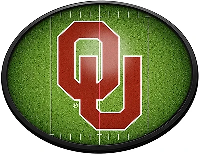 The Fan-Brand University of Oklahoma On the 50 Oval Slimline Lighted Wall Sign