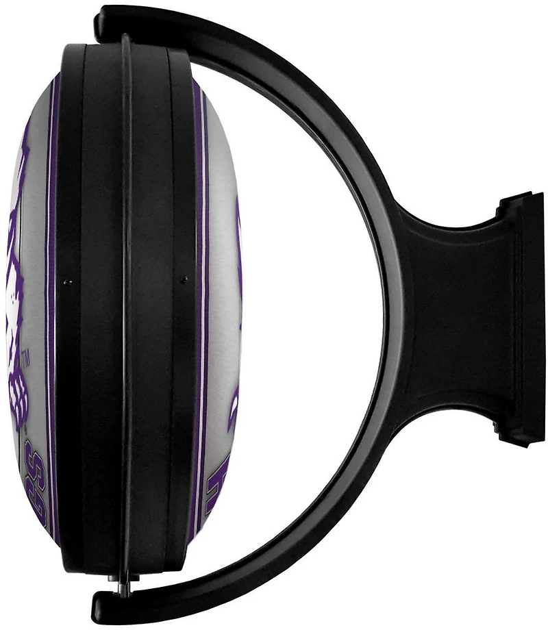 The Fan-Brand Texas Christian University Mascot Original Round Rotating Lighted Sign