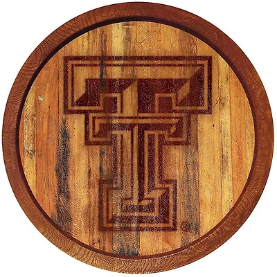 The Fan-Brand Texas Tech University Branded Faux Barrel Top Sign