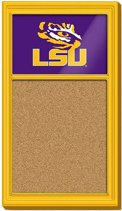 The Fan-Brand Louisiana State University Cork Note Board
