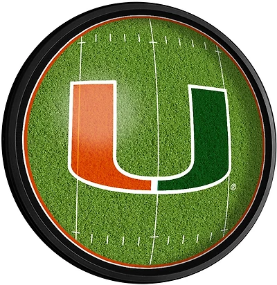 The Fan-Brand University of Miami On the 50 Slimline Lighted Sign