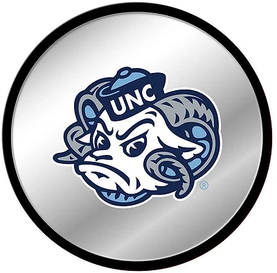 The Fan-Brand University of North Carolina Mascot Modern Disc Mirrored Wall Sign