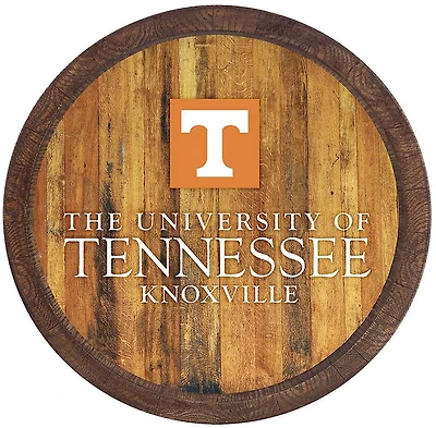 The Fan-Brand University of Tennessee UT Knoxville Branded Faux Barrel Top Sign