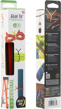 Nite Ize GearTie 18 in Loopable Twist Tie ProPack 6-Pack