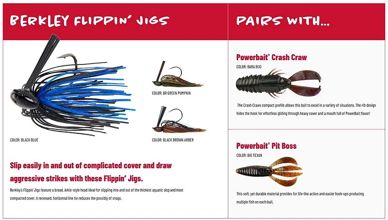 Berkley Powerbait Flipping 1/2 oz Jig