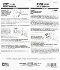 AccuSharp Knife & Tool Sharpener and ShearSharp Scissors Sharpener Combo