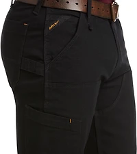 Ariat Men's Rebar M4 Relaxed DuraStretch Made Tough Double Front Stackable Straight Pants