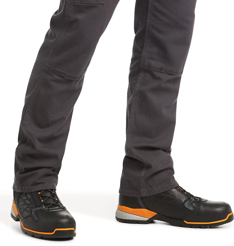 Ariat Men's Rebar M4 Relaxed DuraStretch Made Tough Double Front Stackable Straight Pants