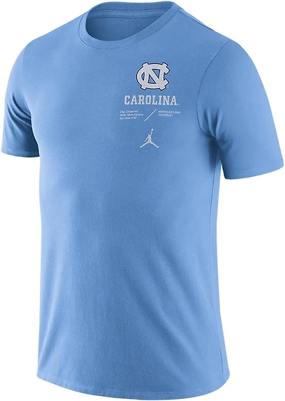 Jordan Men's University of North Carolina Dri-FIT Cotton Short Sleeve T-shirt