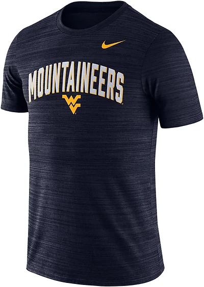Nike Men's West Virginia University Dri-FIT Velocity Short Sleeve T-shirt