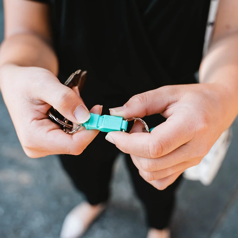 SABRE Keychain Pepper Gel with Safety Whistle