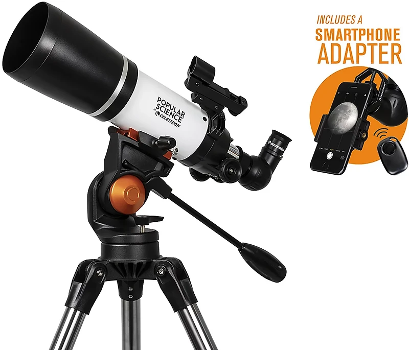 Celestron Popular Science AstroMaster 80AZS  Portable Telescope Kit