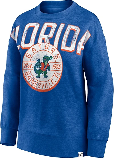 Fanatics Women's University of Florida True Classics Oversized Fleece Crew Pullover