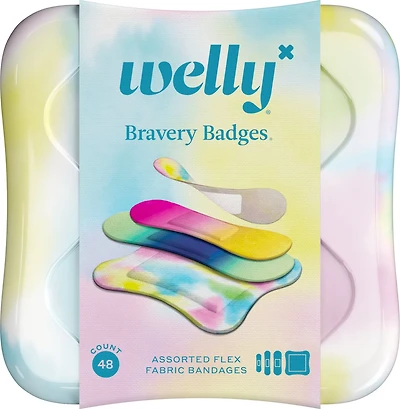 Welly Colorwash Bravery Badges 48 Count