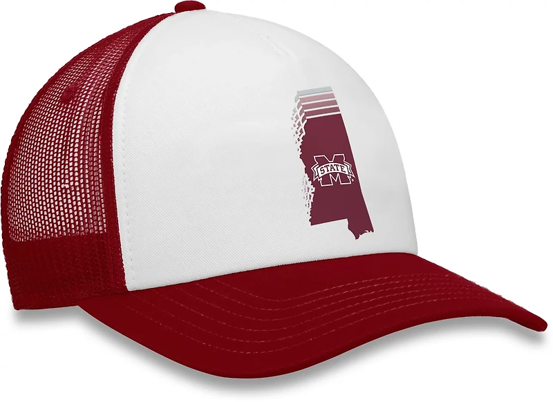 Top of the World Men's Mississippi State University Roots Retro 2-Tone Snapback Cap