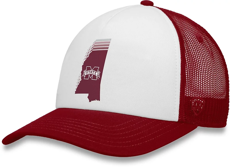 Top of the World Men's Mississippi State University Roots Retro 2-Tone Snapback Cap