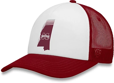 Top of the World Men's Mississippi State University Roots Retro 2-Tone Snapback Cap