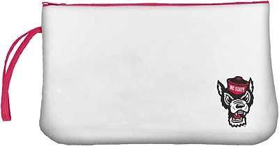 Logo Brands North Carolina State University Clear Wristlet