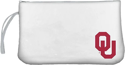 Logo Brands University of Oklahoma Clear Wristlet