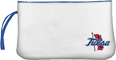 Logo Brands University of Tulsa Clear Wristlet