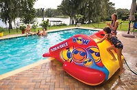 WOW Watersports Slide N Smile Single Lane Pool Slide