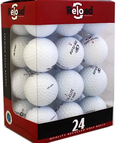 Reload™ Optic Color Value Brands Recycled Golf Balls 24-Pack