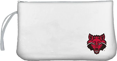 Logo Brands Arkansas State University Clear Wristlet
