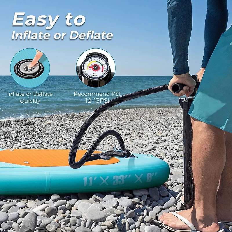 InQracer Inflatable 11 ft Stand Up Paddle Board