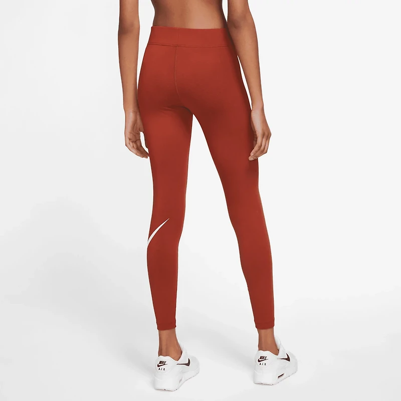 Nike™ Women's Essential Swoosh Mid-Rise Leggings