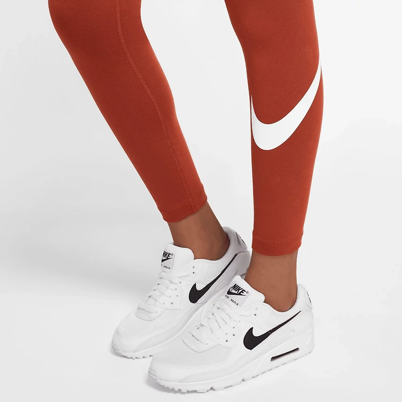 Nike™ Women's Essential Swoosh Mid-Rise Leggings