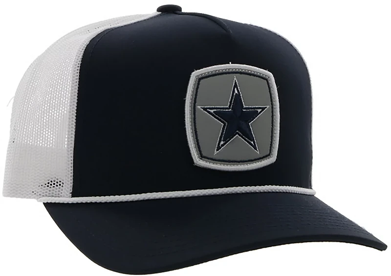 Hooey Men's Dallas Cowboys Star Patch Rope Cap