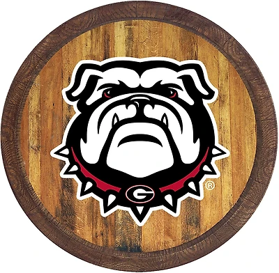 The Fan-Brand University of Georgia UGA Faux Barrel Top Sign