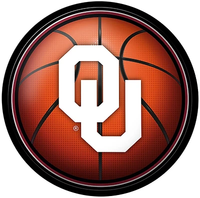 The Fan-Brand University of Oklahoma Basketball Modern Disc Sign