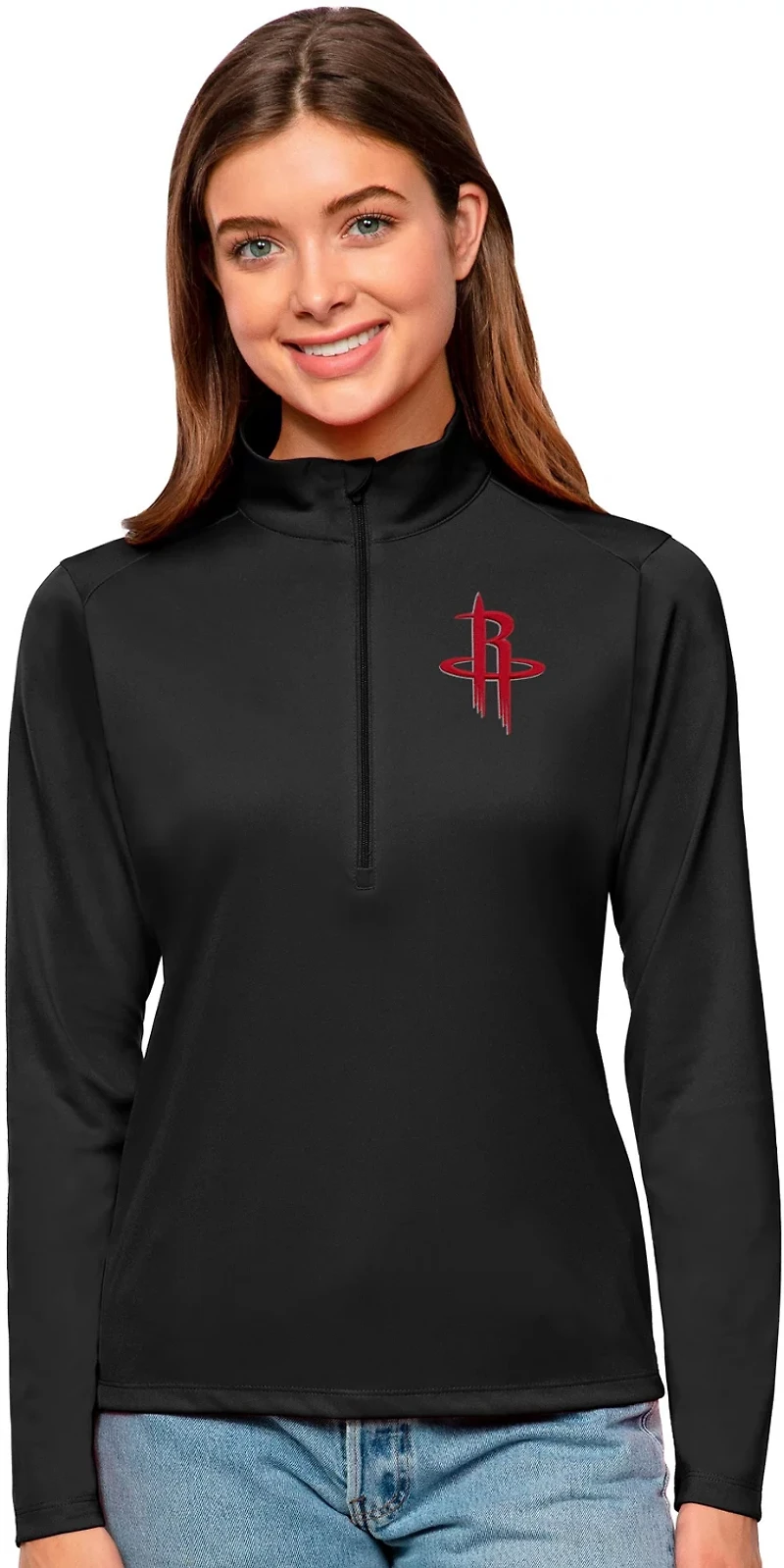 Antigua Women's Houston Rockets Tribute Pullover