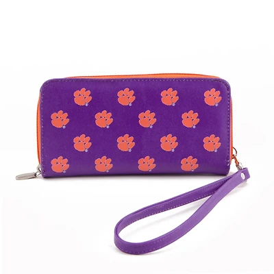 Eagles Wings Women's Clemson University Wristlet