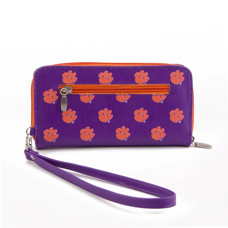 Eagles Wings Women's Clemson University Wristlet