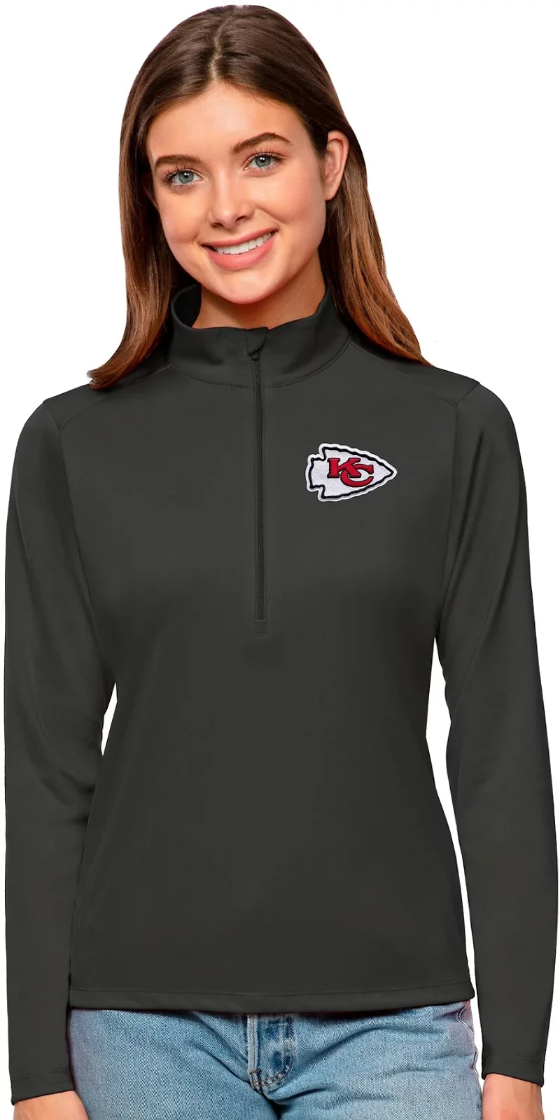 Antigua Women's Kansas City Chiefs Tribute Pullover