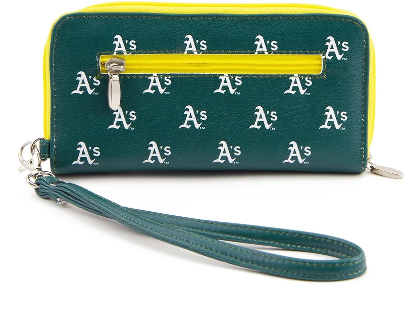 Eagles Wings Women's Oakland Athletics Wristlet