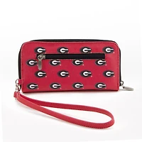 Eagles Wings Women's University of Georgia Wristlet