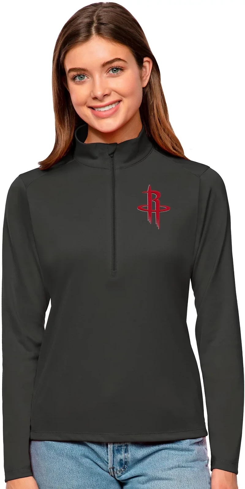 Antigua Women's Houston Rockets Tribute Pullover