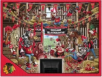 YouTheFan Chicago Blackhawks Barnyard Fans Puzzle