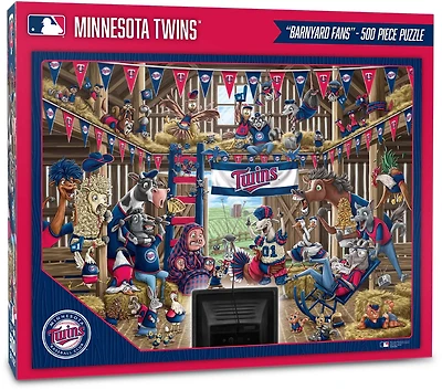 YouTheFan Minnesota Twins Barnyard Fans 500-Piece Puzzle