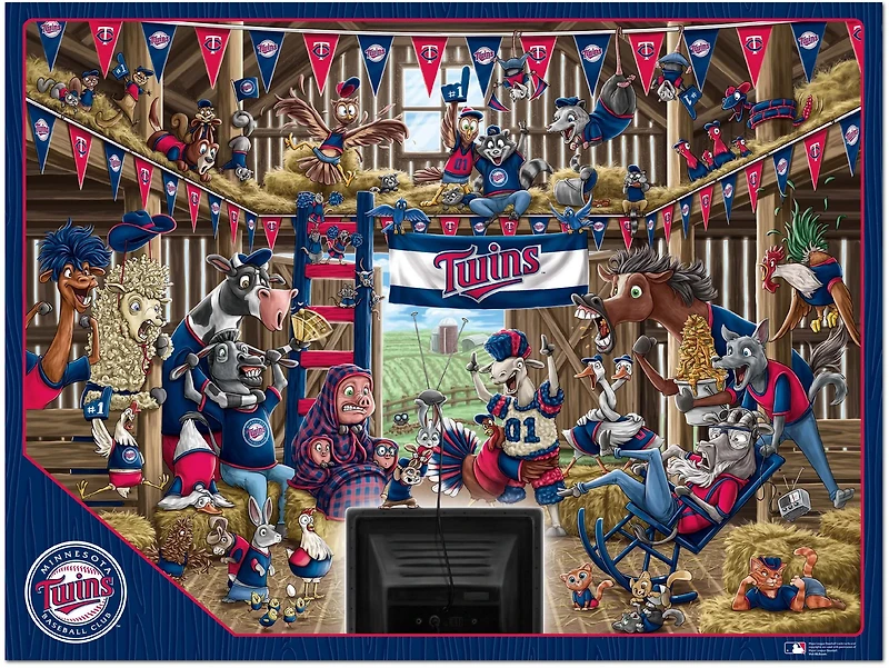 YouTheFan Minnesota Twins Barnyard Fans 500-Piece Puzzle