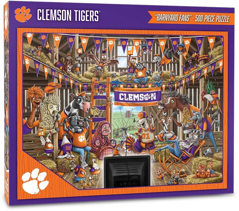 YouTheFan Clemson University Barnyard Fans 500-Piece Puzzle