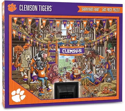 YouTheFan Clemson University Barnyard Fans 500-Piece Puzzle