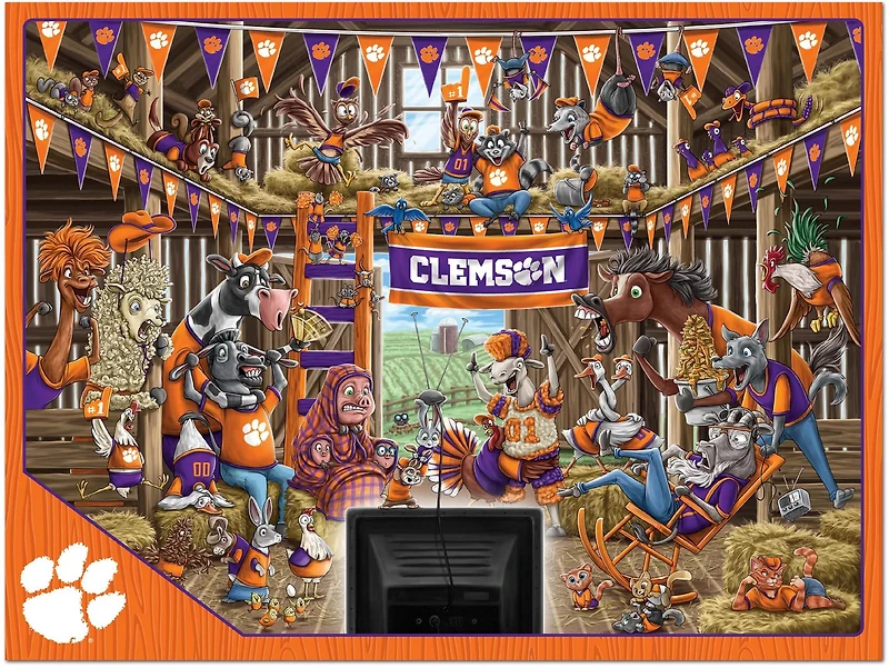 YouTheFan Clemson University Barnyard Fans 500-Piece Puzzle