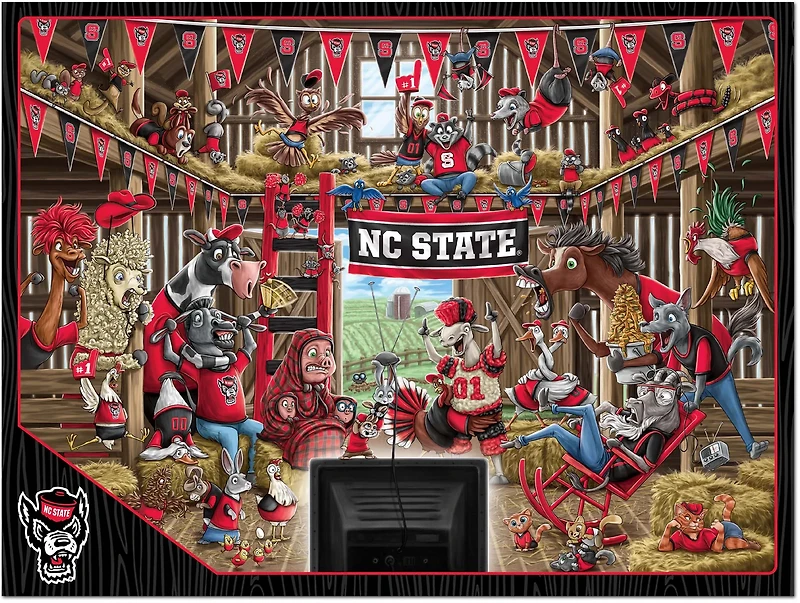 YouTheFan North Carolina State University Barnyard Fans 500-Piece Puzzle