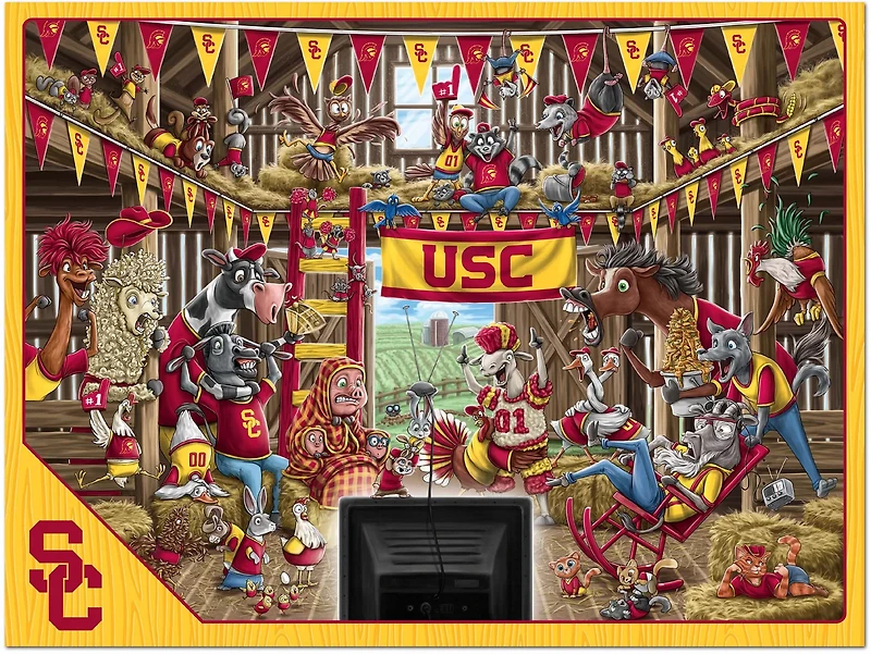 YouTheFan University of Southern California Barnyard Fans 500-Piece Puzzle